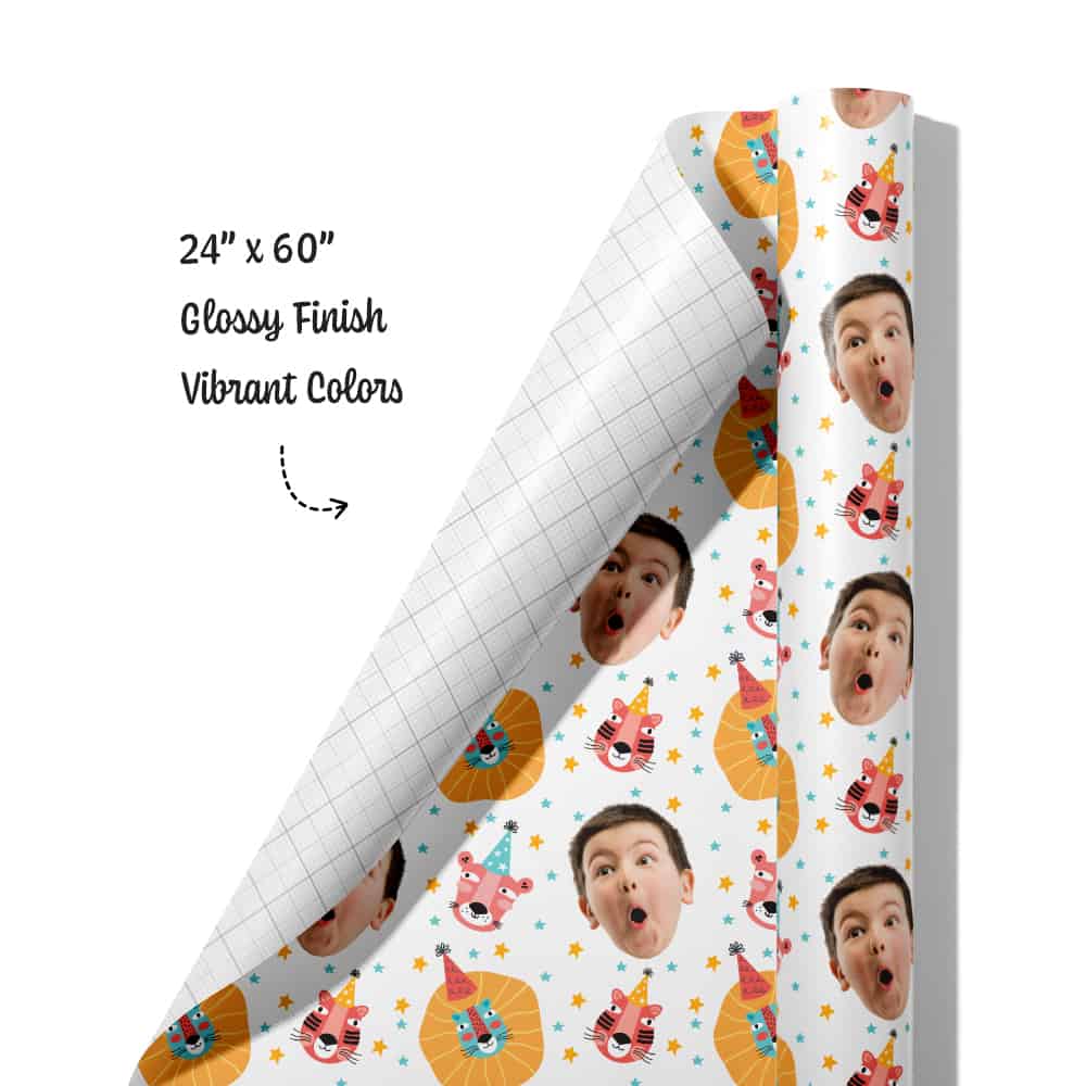 Birthday Gift Wrapping Paper Roll