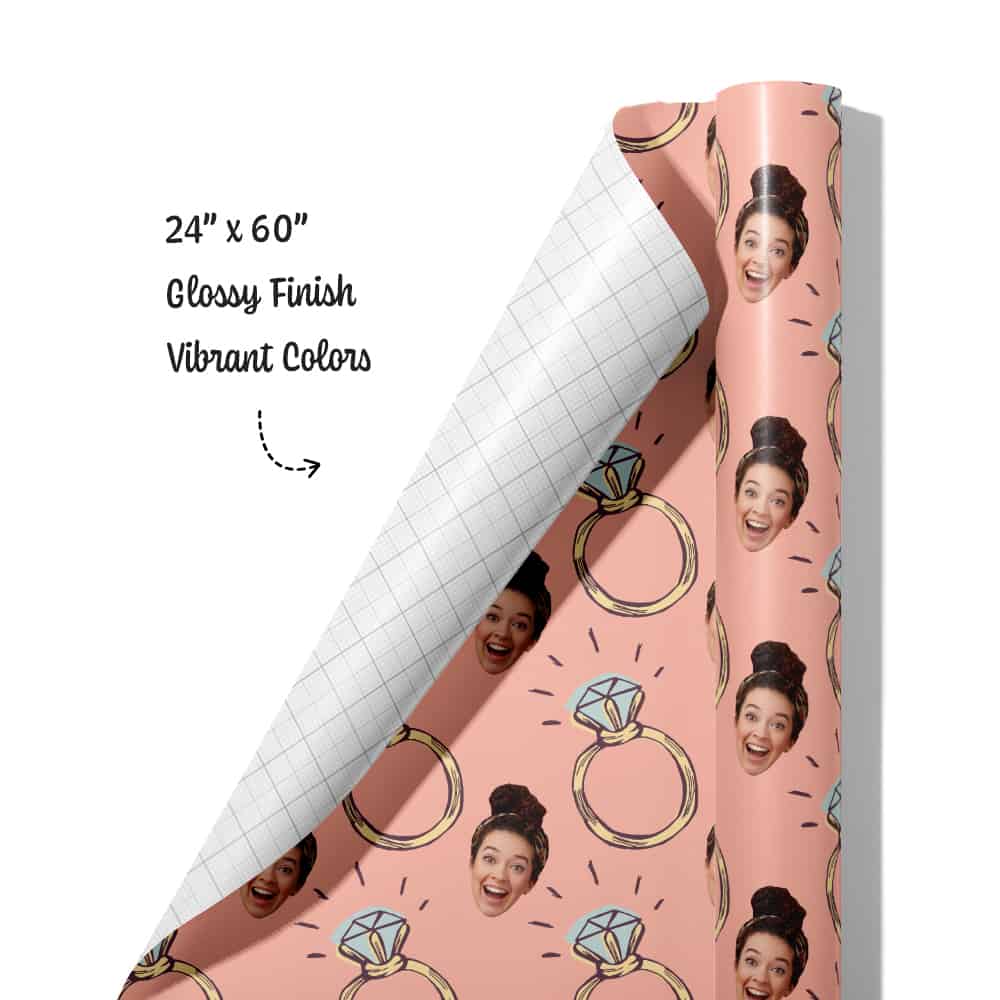 Bridal Shower Gift Wrap Roll