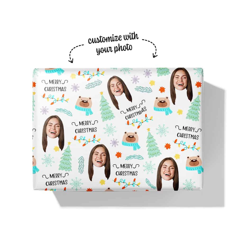 Christmas Tree Wrapping Paper Box
