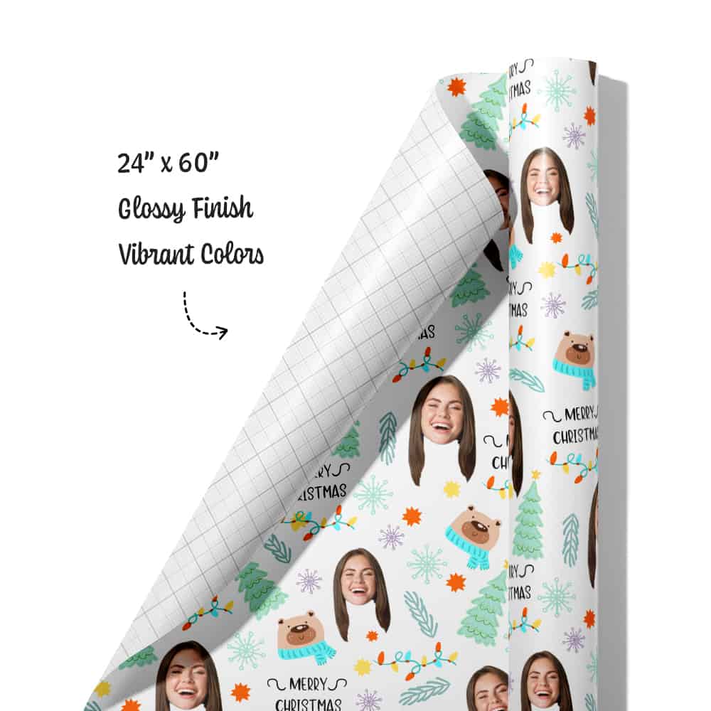 Christmas Tree Wrapping Paper Roll