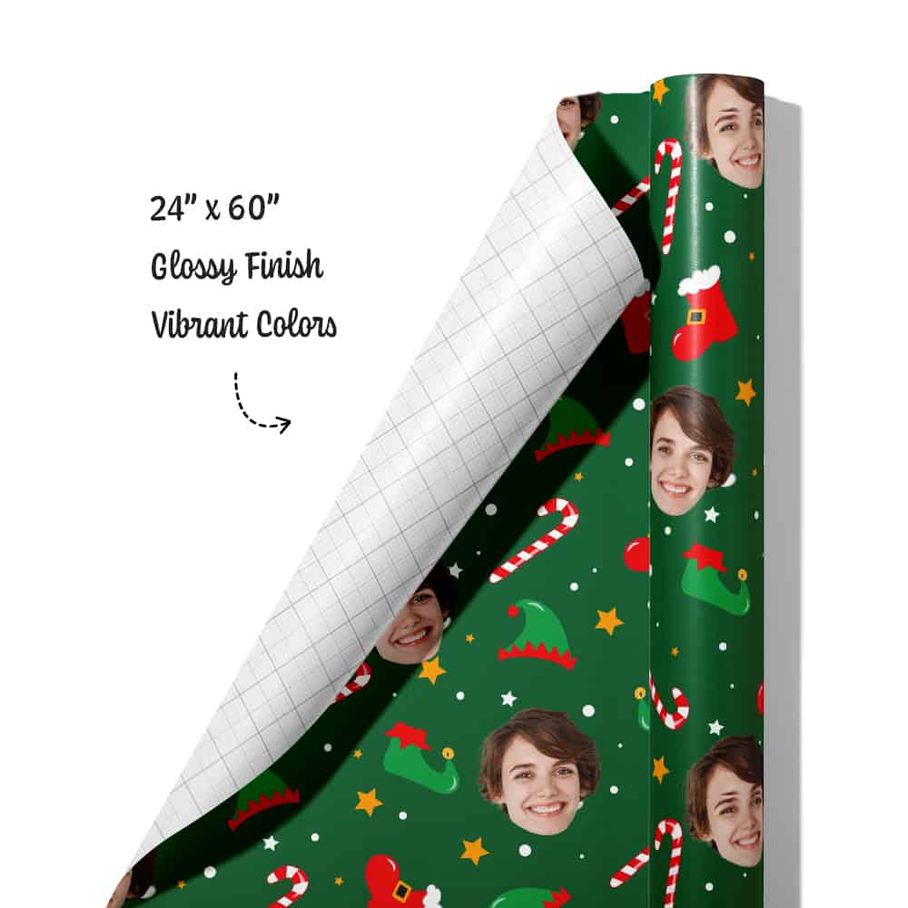 Custom Christmas Wrapping Paper Roll