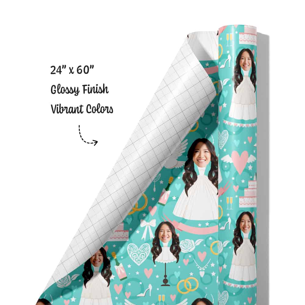 Gift Wrap Ideas for Bridal Shower Roll