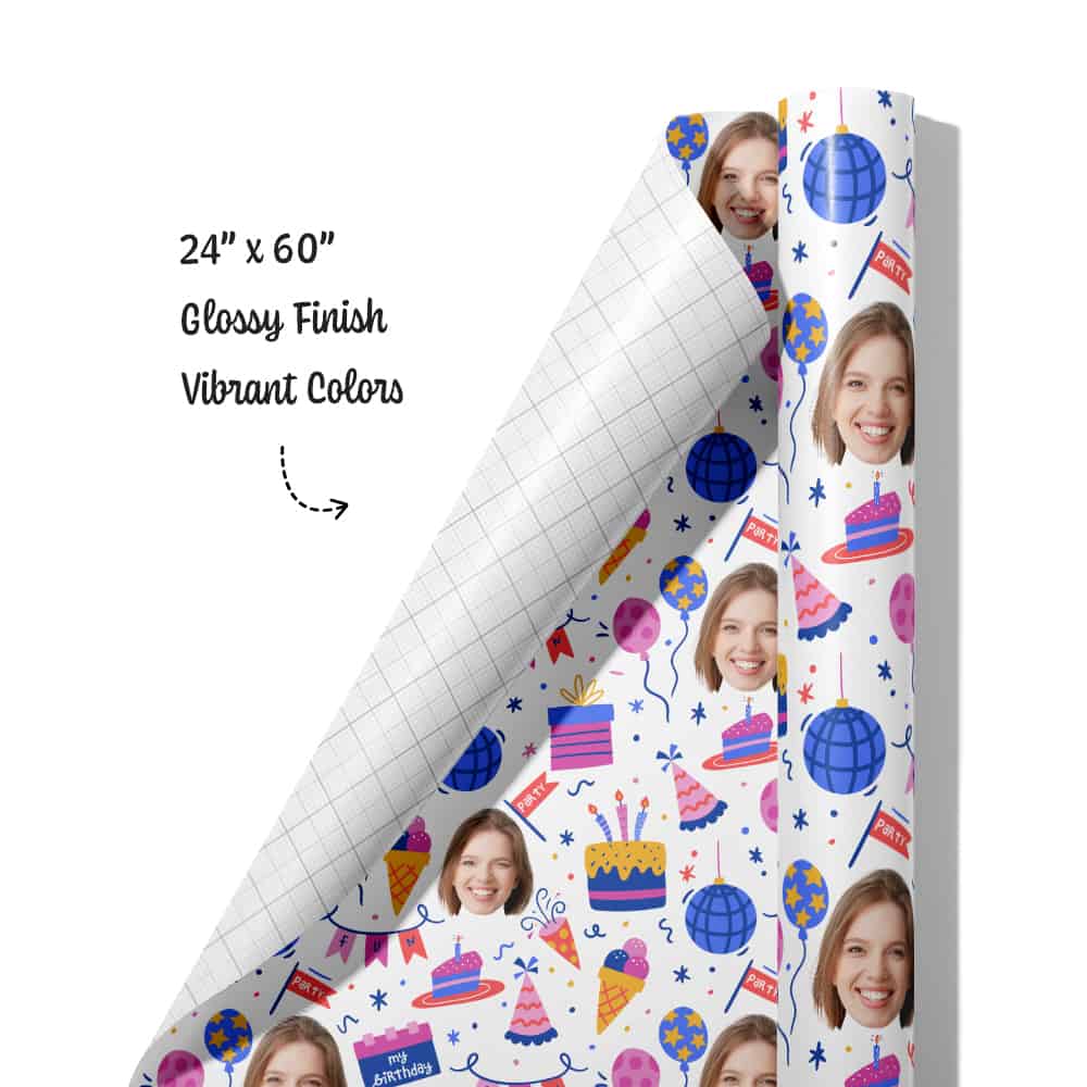 Gift Wrapping Paper Birthday Roll