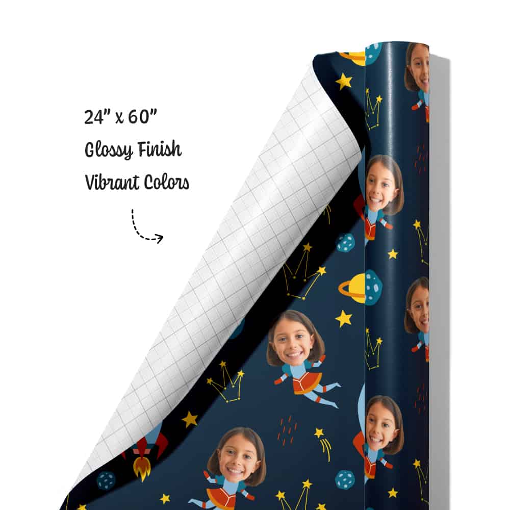 Kids Birthday Wrapping Paper Roll