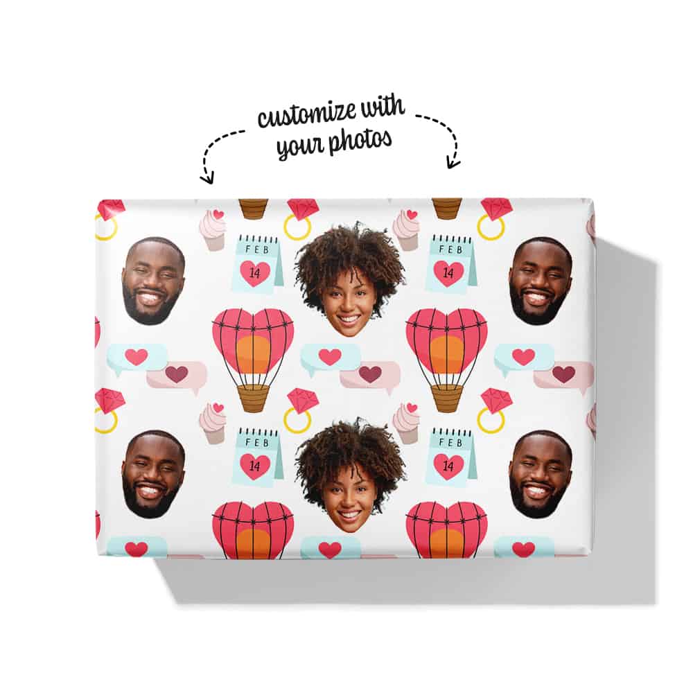 Love Wrapping Paper Box