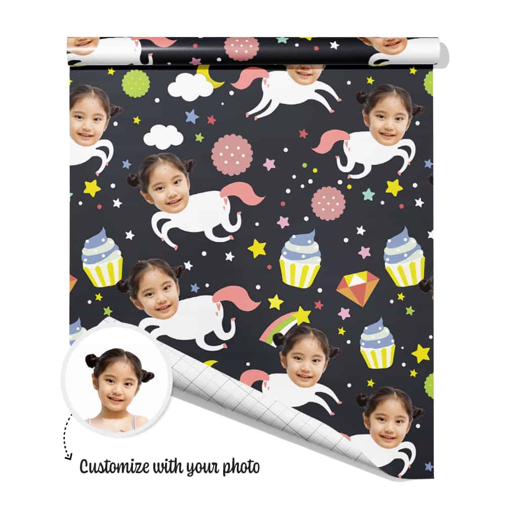 Unicorn Christmas Wrapping Paper
