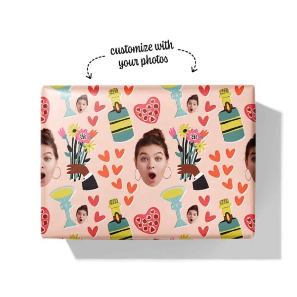 Valentine Gift Wrap Box