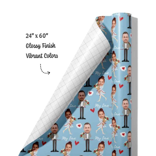 Valentines Giftwrap Roll