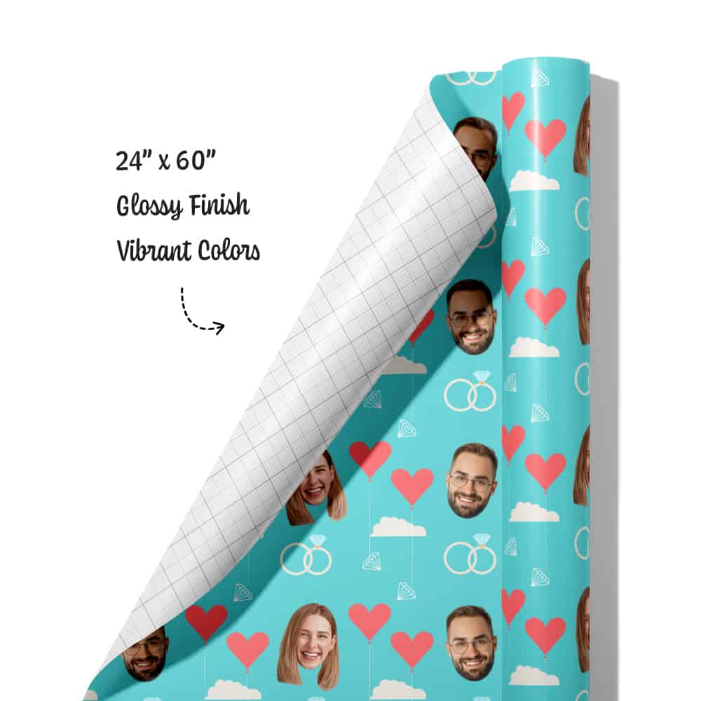 Wedding Gift Wrap Ideas Roll