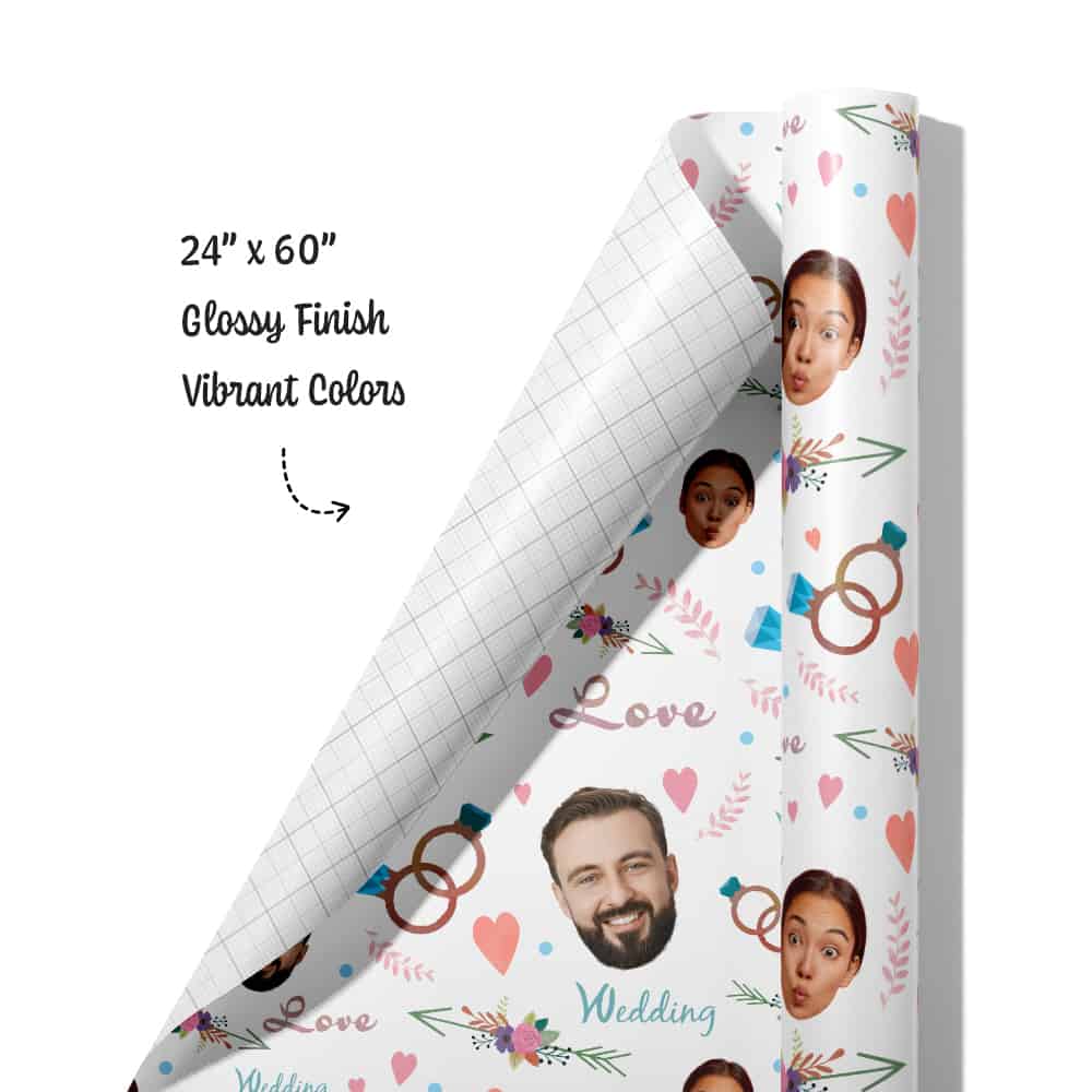 Wedding Gift Wrap Roll
