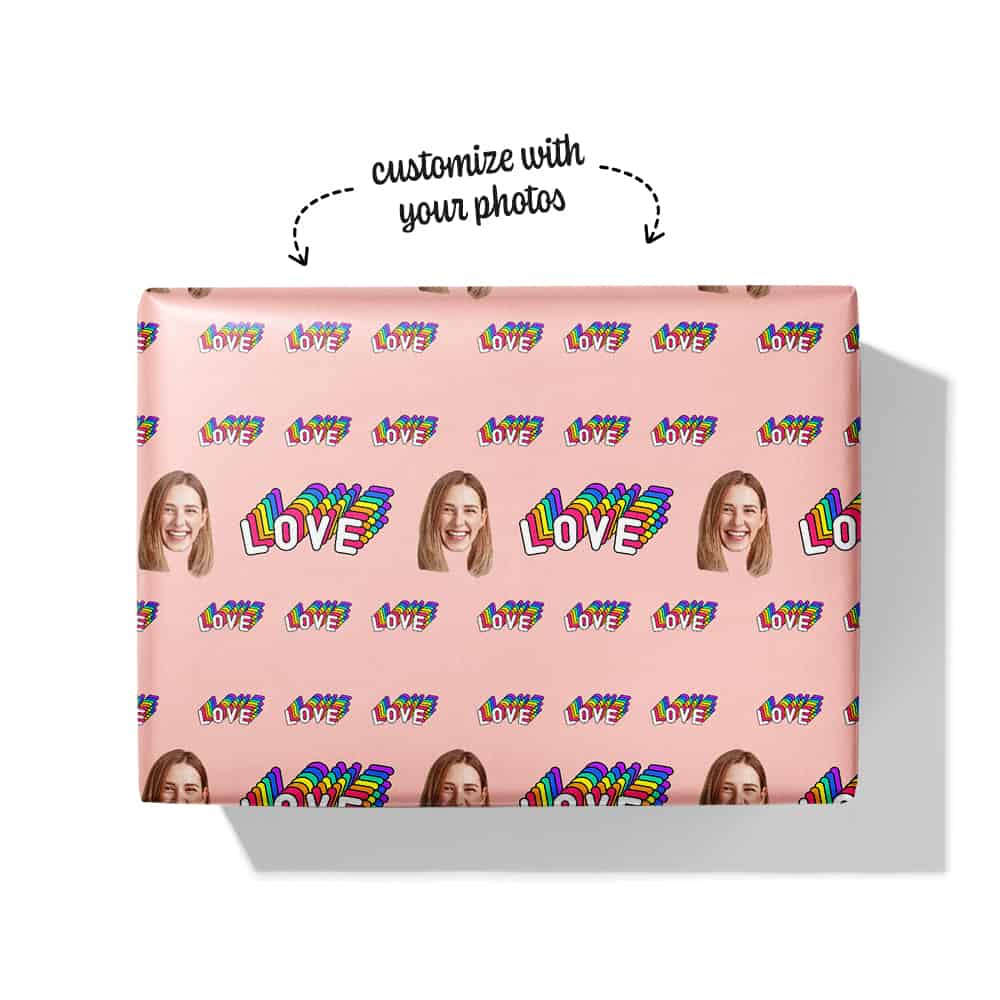 Rainbow Love Gift Wrap Box