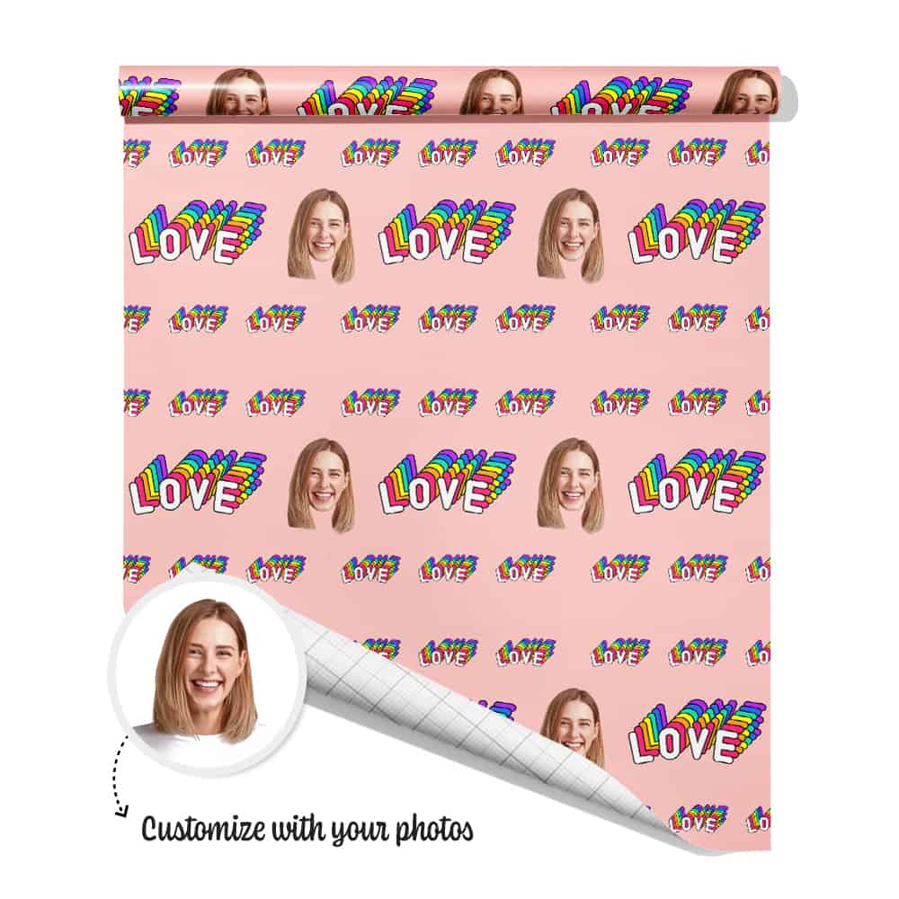 Rainbow Love Gift Wrap