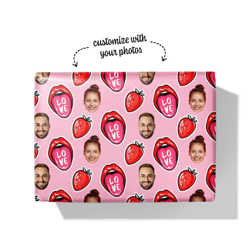 Tongue Wrapping Paper Box
