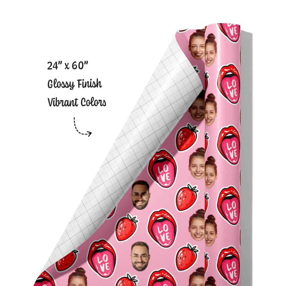 Tongue Wrapping Paper Roll