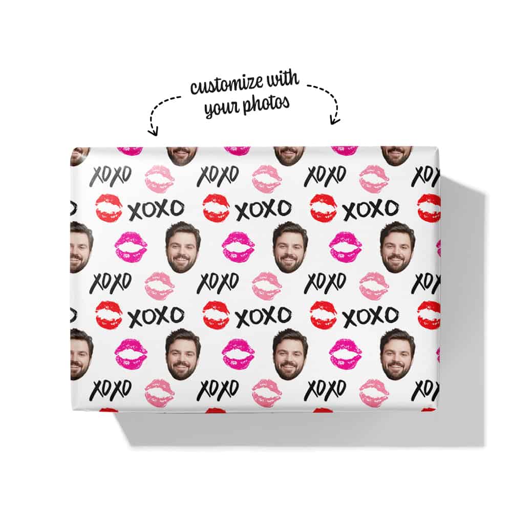 XOXO Wrapping Paper Box