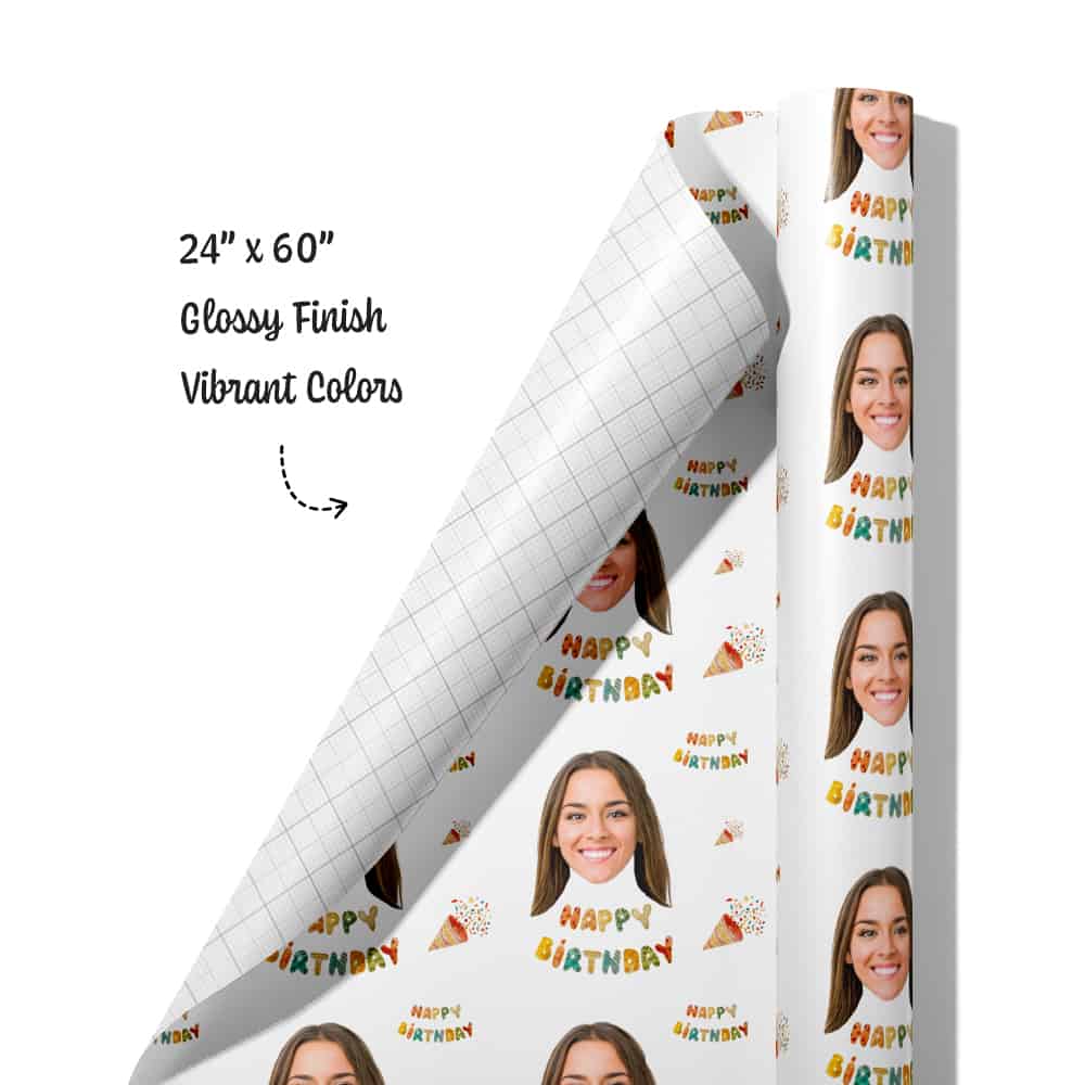 Birthday Wrapping Paper Rolls Roll
