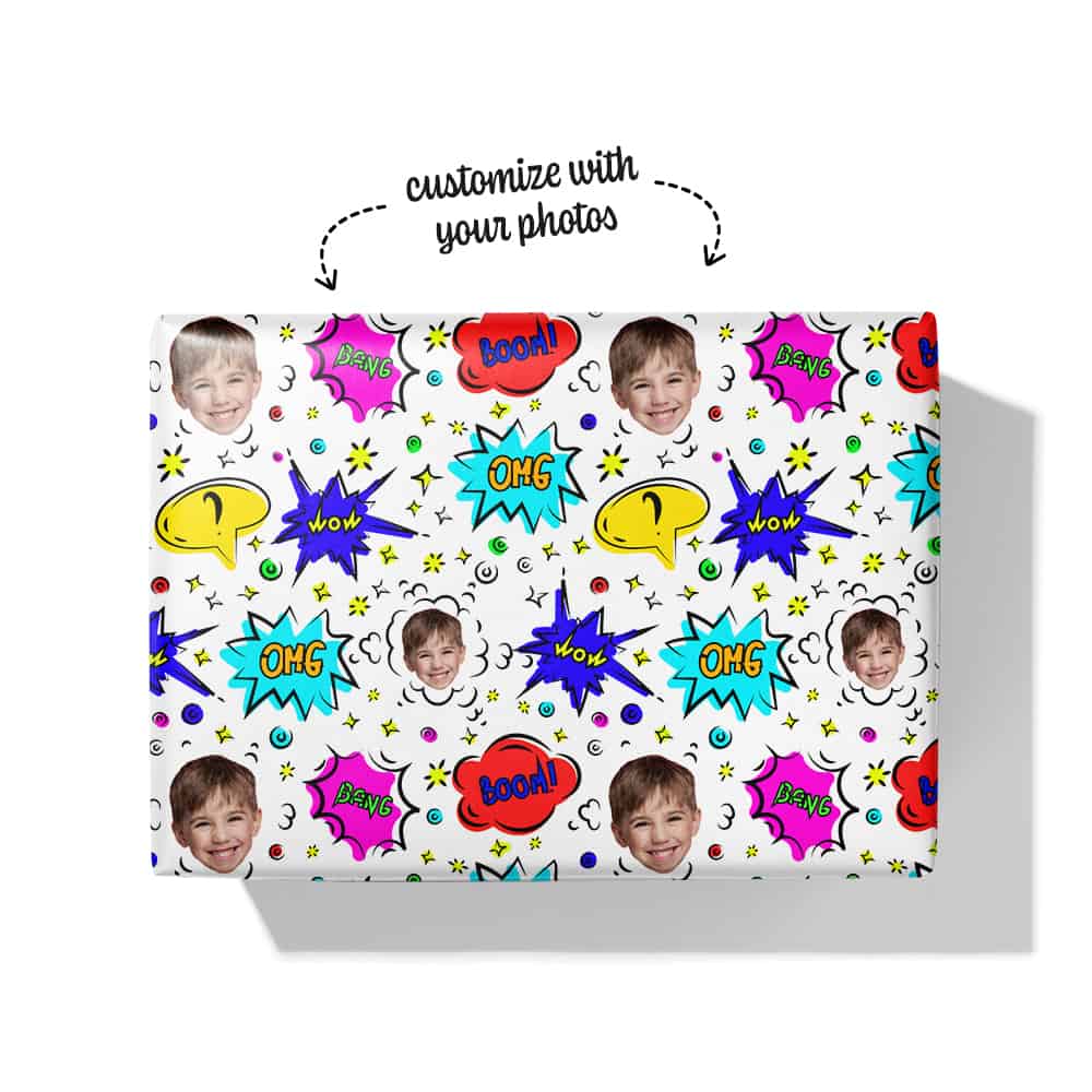 Cartoon Wrapping Paper Box