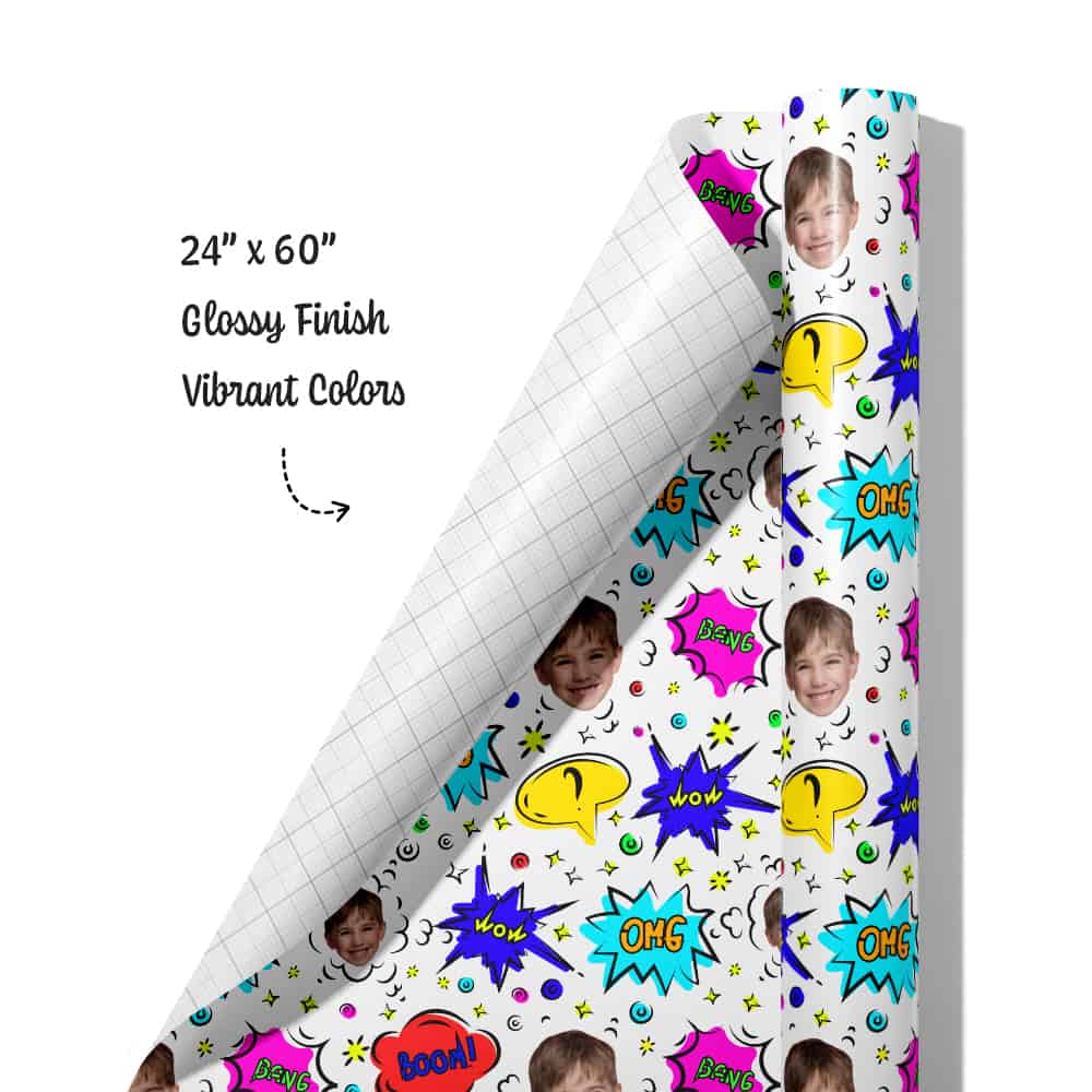 Cartoon Wrapping Paper Roll