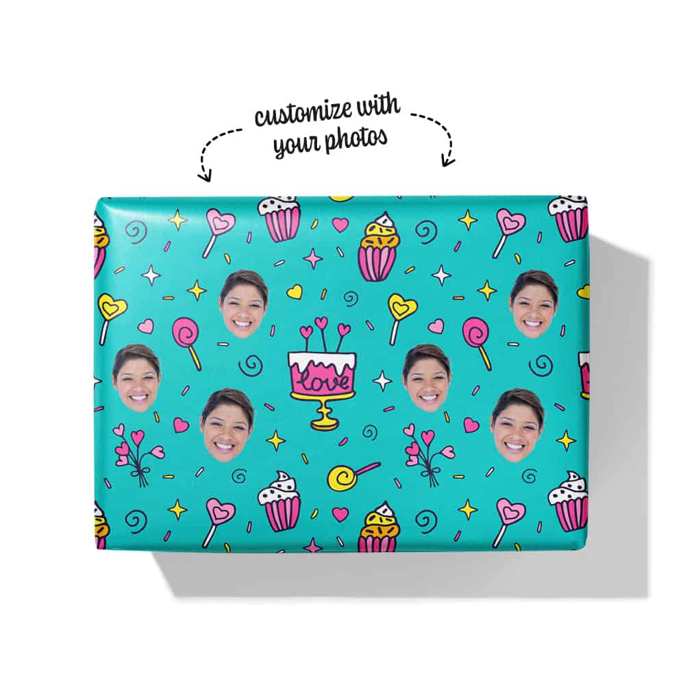 Cupcake Wrapping Paper Box