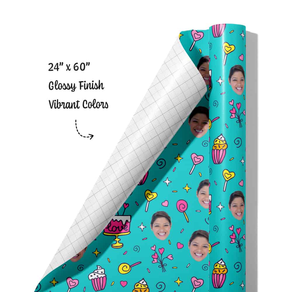 Cupcake Wrapping Paper Roll