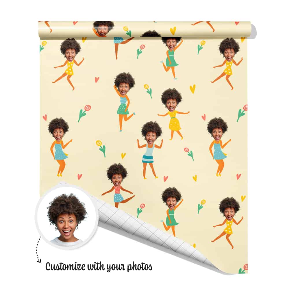 Dancing Lady Wrapping Paper