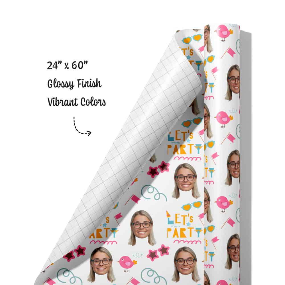 Face Wrapping Paper Roll
