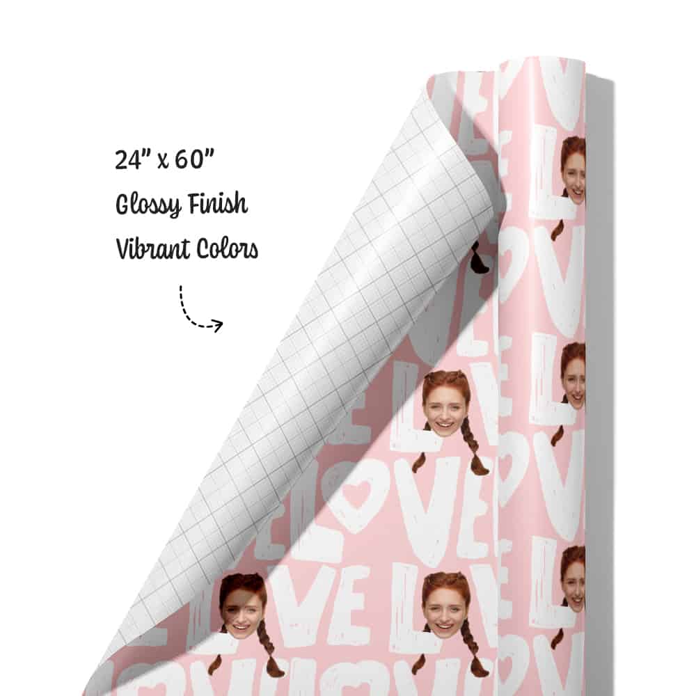 Light Pink Wrapping Paper Roll