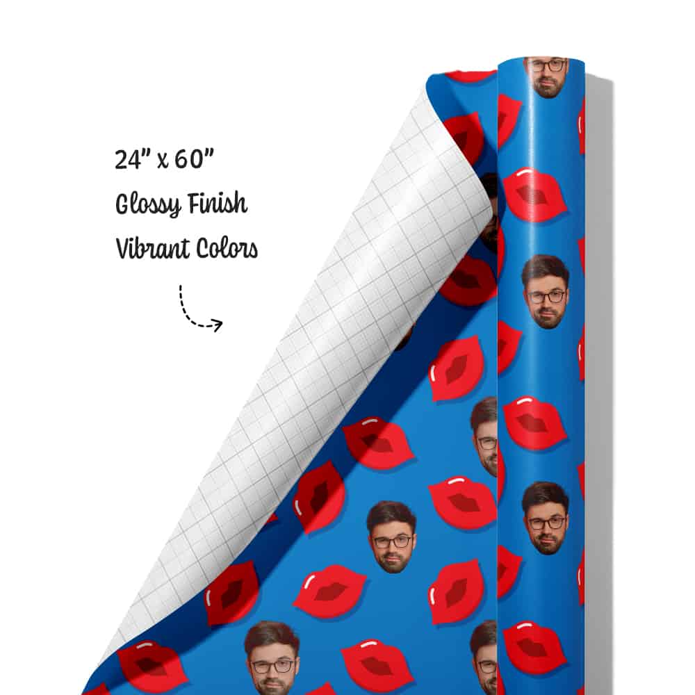 Lips Wrapping Paper Roll