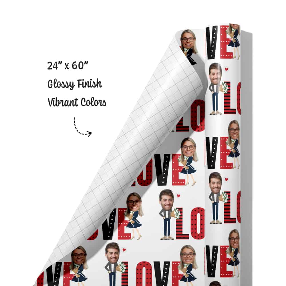 Personalized Gift Wrap Paper Roll