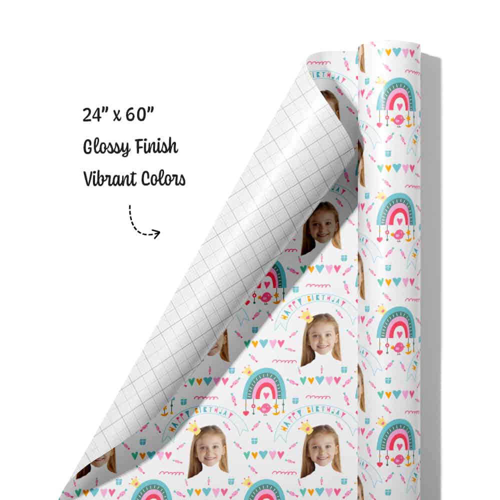 Personalized Gift Wrap Roll