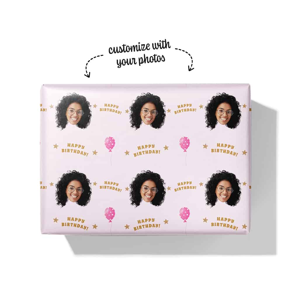 Personalized Gift Wrapping Paper Box