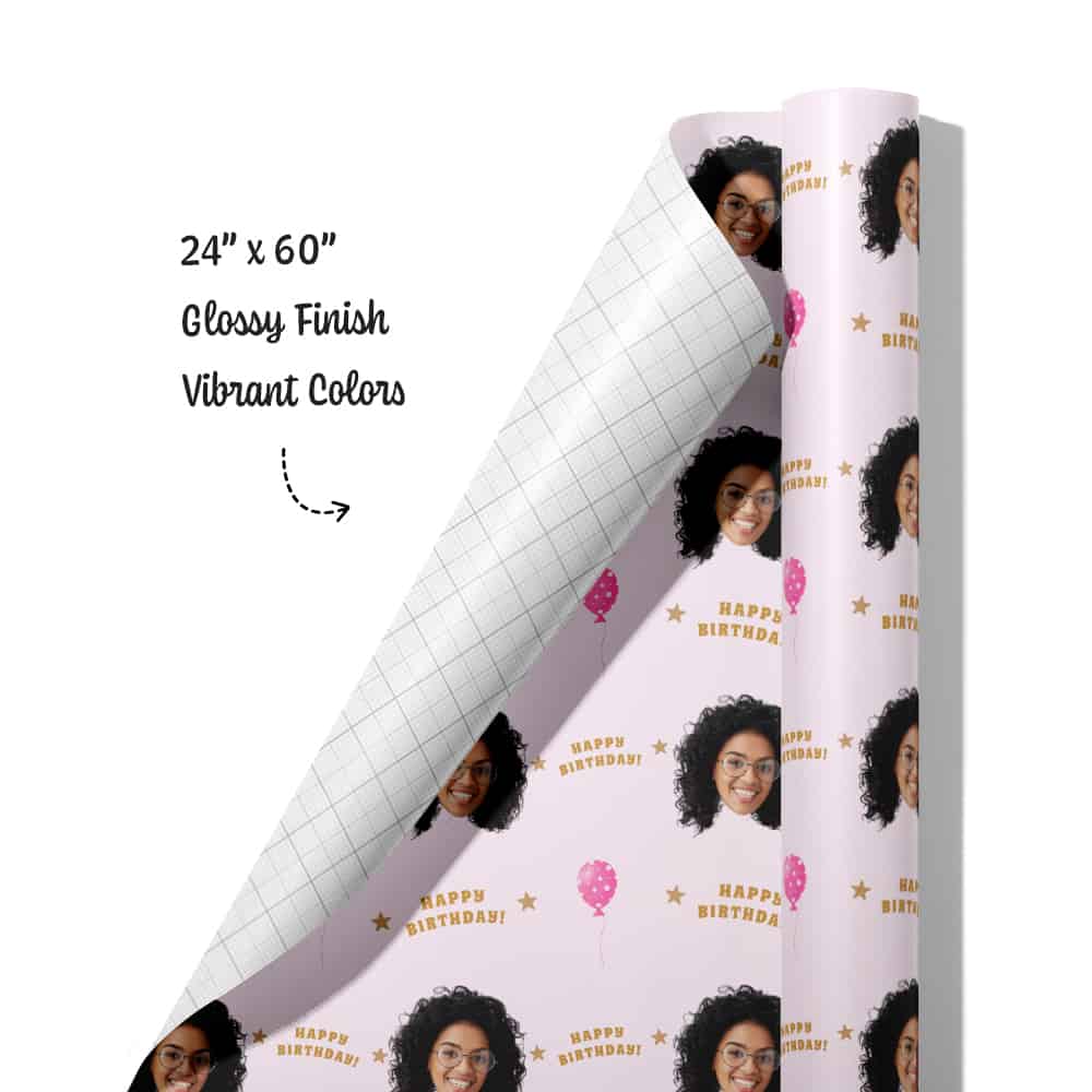 Personalized Gift Wrapping Paper Roll