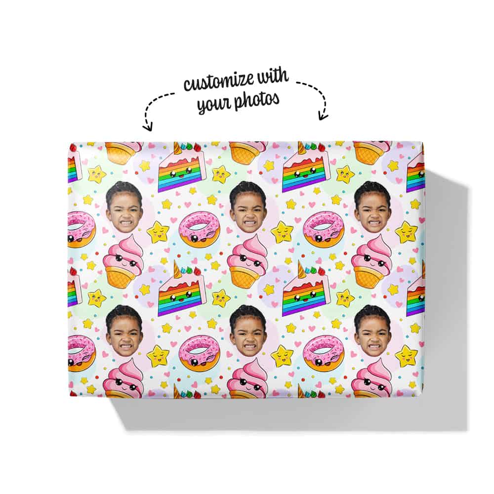 Picture Wrapping Paper Box