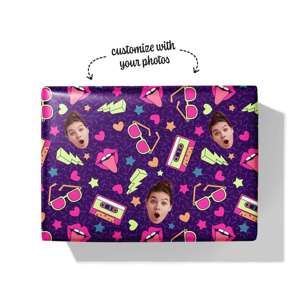 Retro Wrapping Paper Box