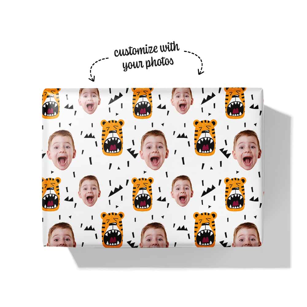 Tiger Wrapping Paper Box