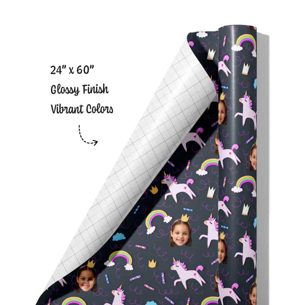 Unicorn Gift Wrapping Paper Roll