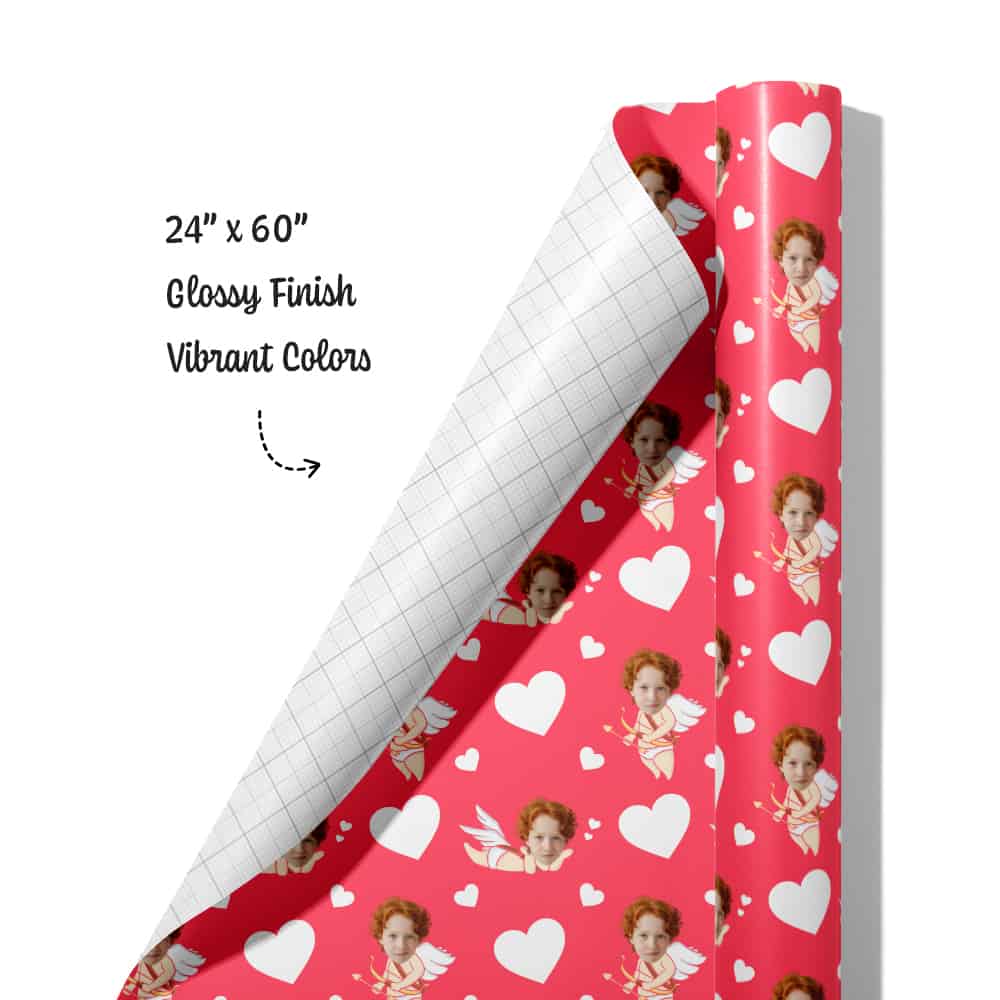 Valentines Wrapping Roll