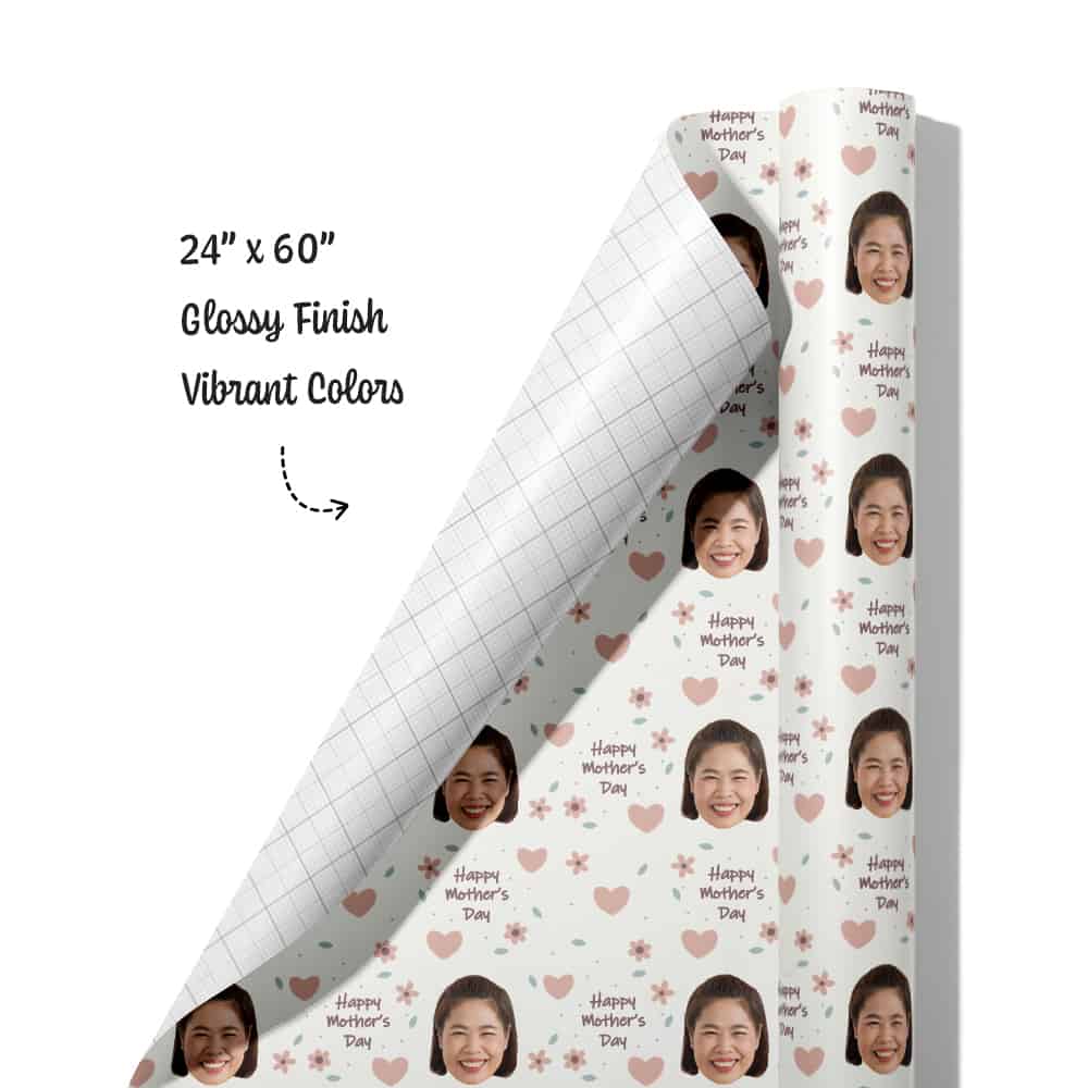 Happy Mothers Day Wrapping Paper Roll