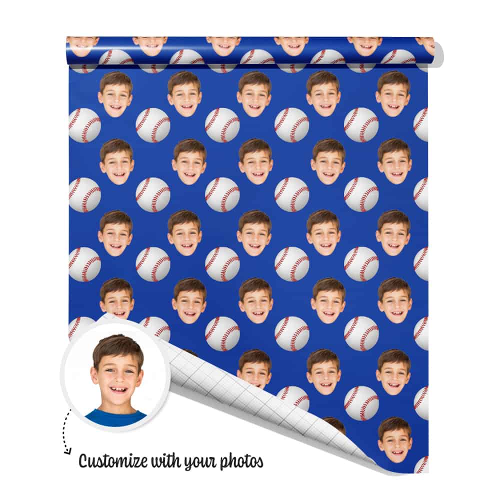 baseball gift wrap
