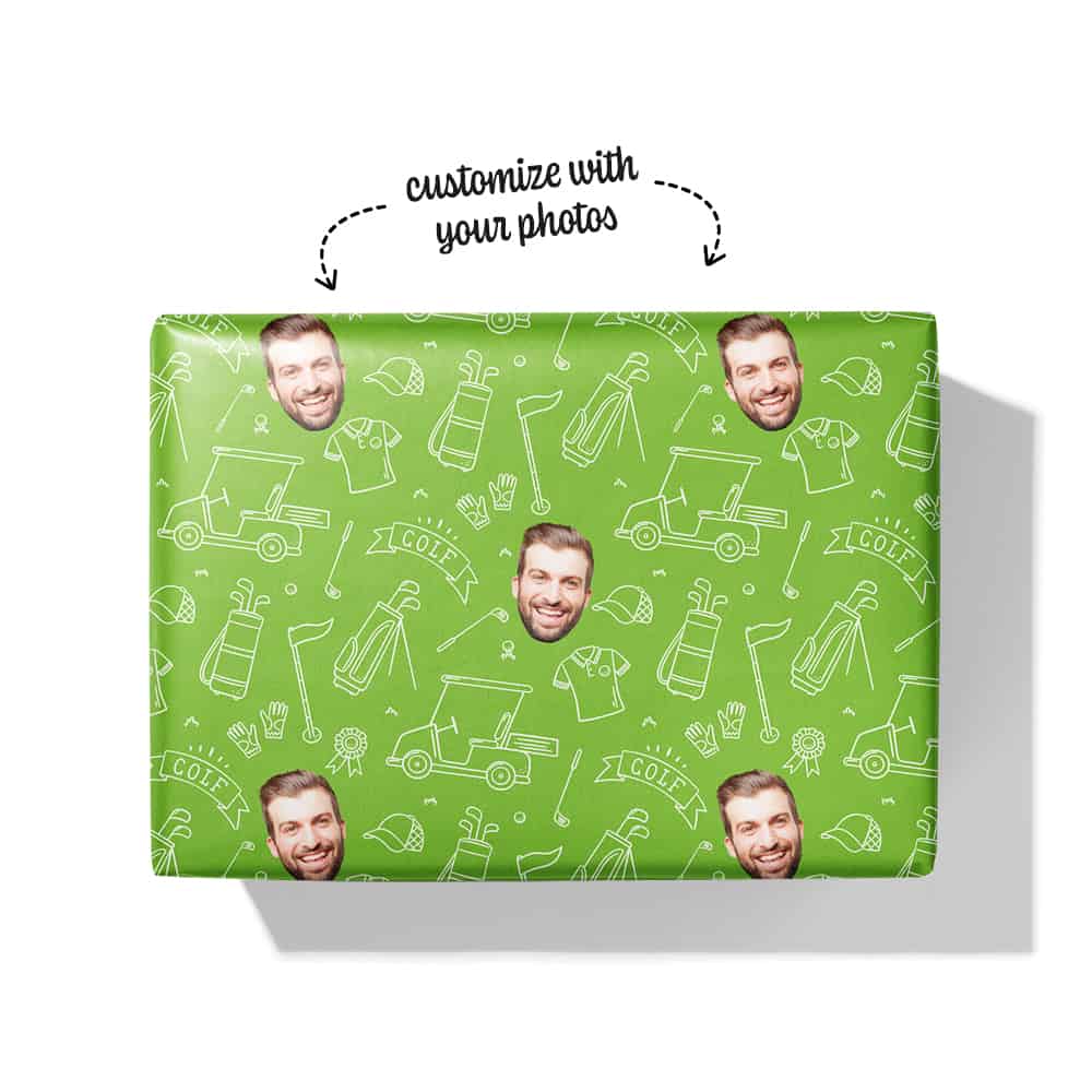 golf gift wrap box