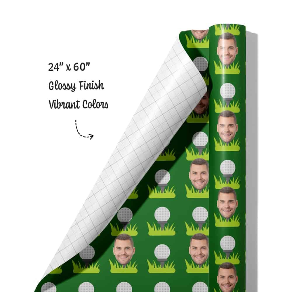 golf wrapping paper roll