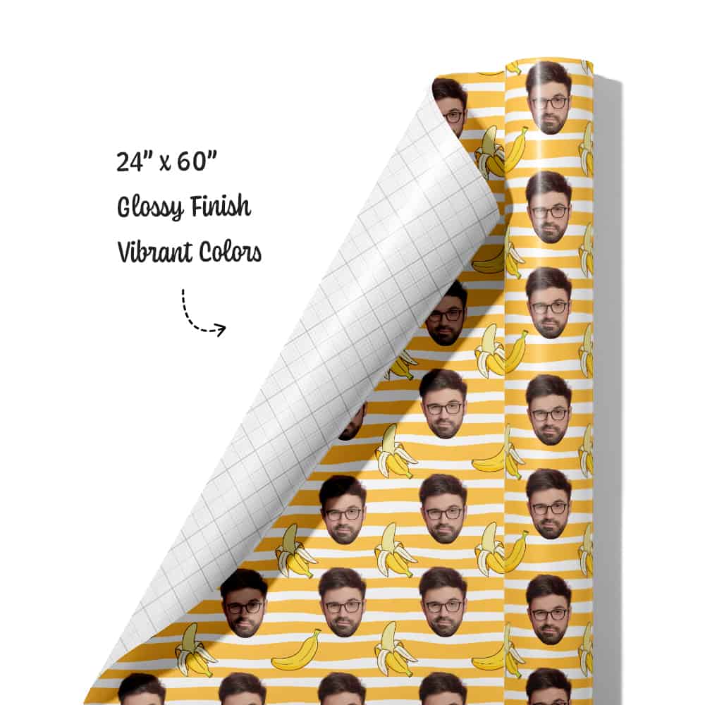 banana wrapping paper roll