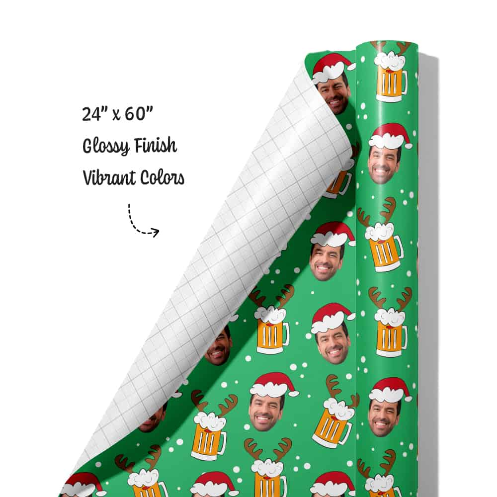 beer wrapping paper roll