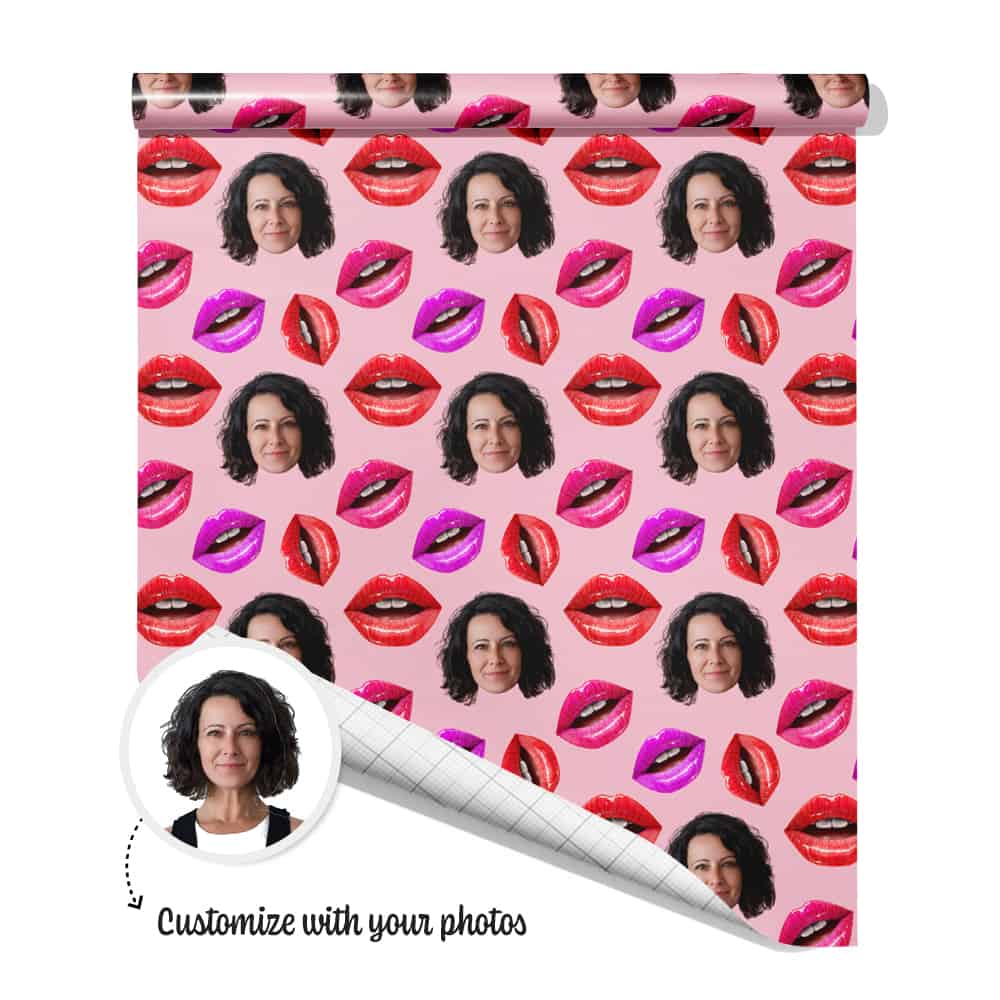 glossy lips gift wrap