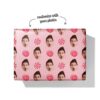 peppermint wrapping paper box