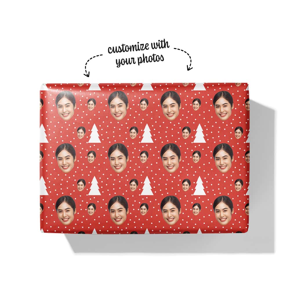let it snow wrapping paper box
