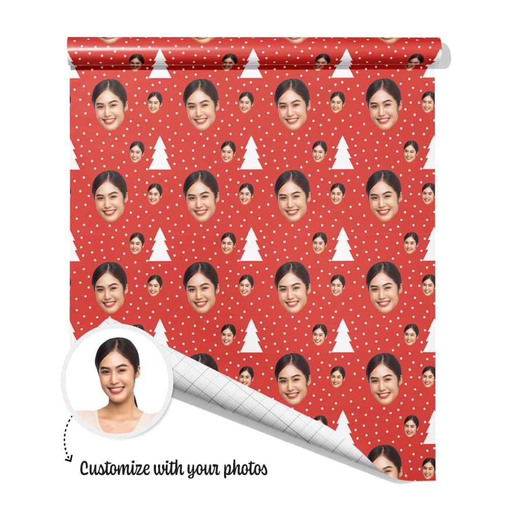 let it snow wrapping paper